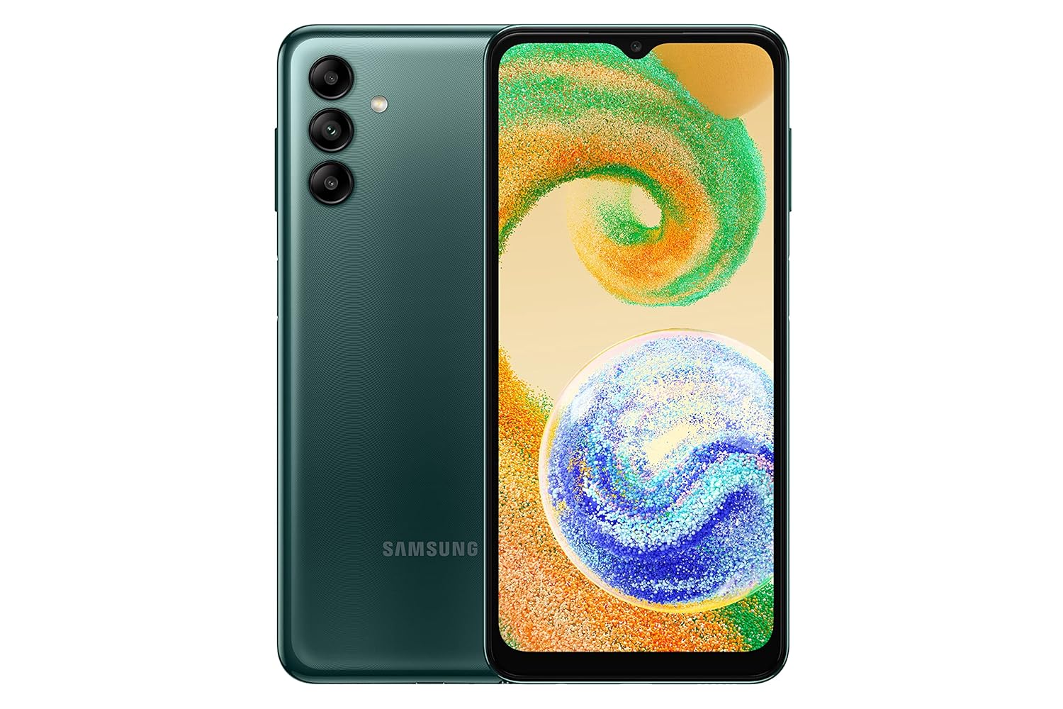Samsung Galaxy A04s - Samsung smartphone with 6.5" display, 50 MP (wide) + 2 MP (depth) + 2 MP (macro)