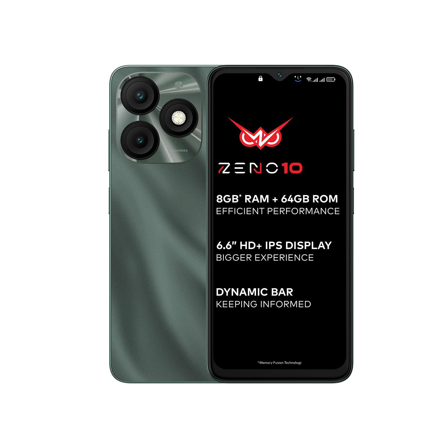 Itel ZENO 10 - itel smartphone with 6.6" display, 8 MP, LED flash