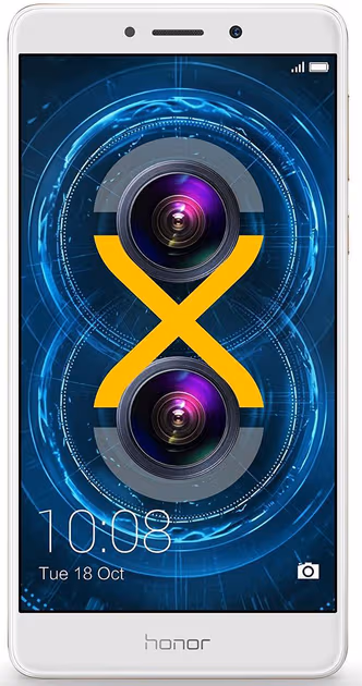 Honor 6X - Honor smartphone with 5.5" display, 12 MP + 2 MP