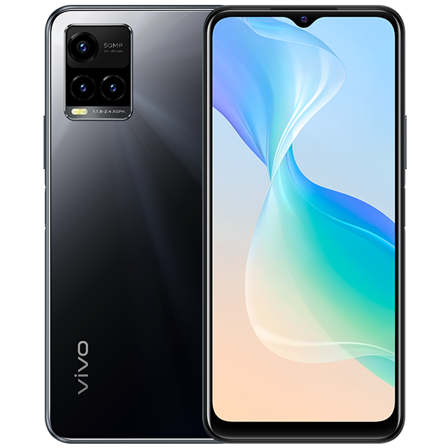 VIVO Y33s - Vivo smartphone with 6.58" display, 50 MP (f/1.8) + 2 MP depth sensor + 2 MP macro