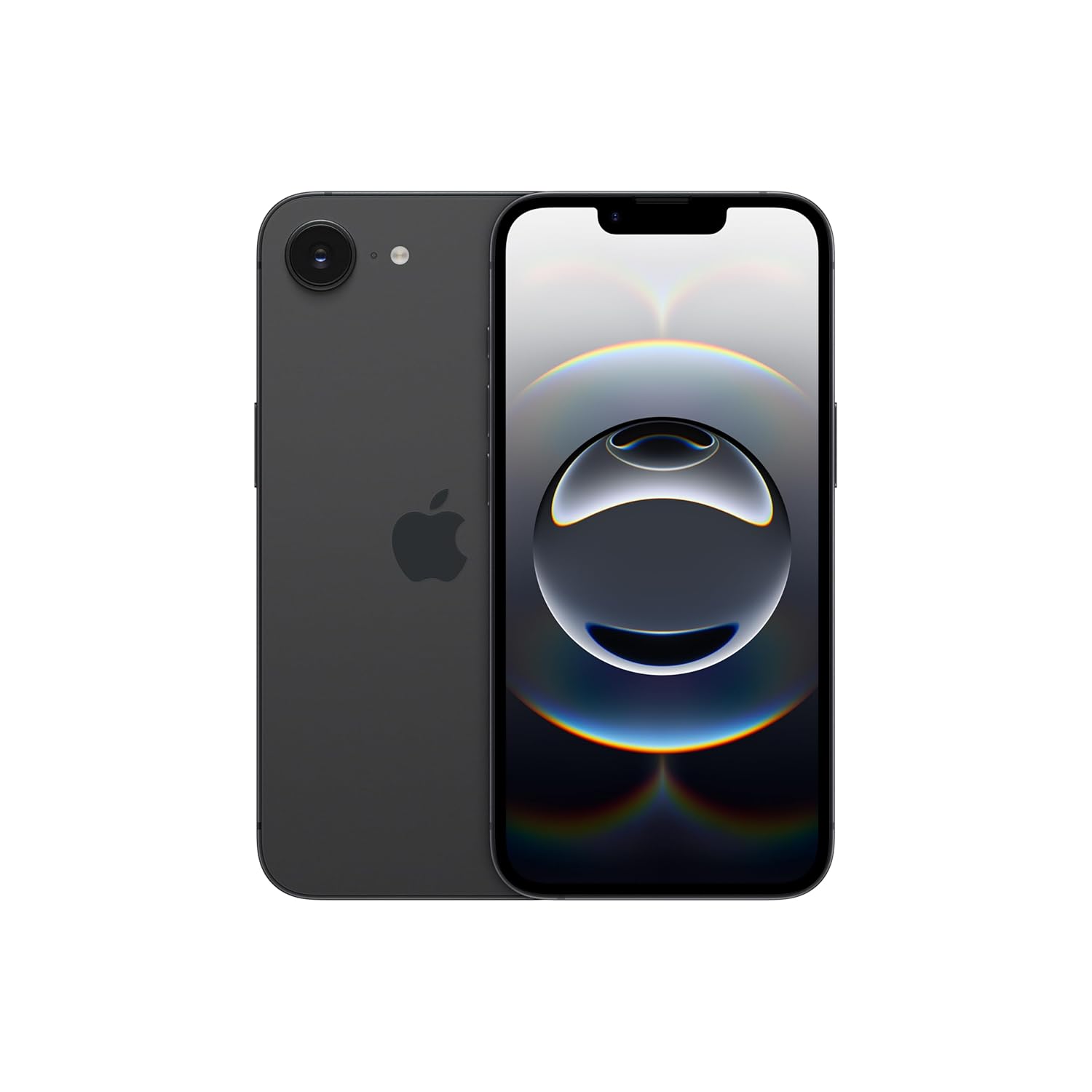iPhone 16e - Apple smartphone with 6.1" display, 48MP, f/1.6, 26mm (wide)