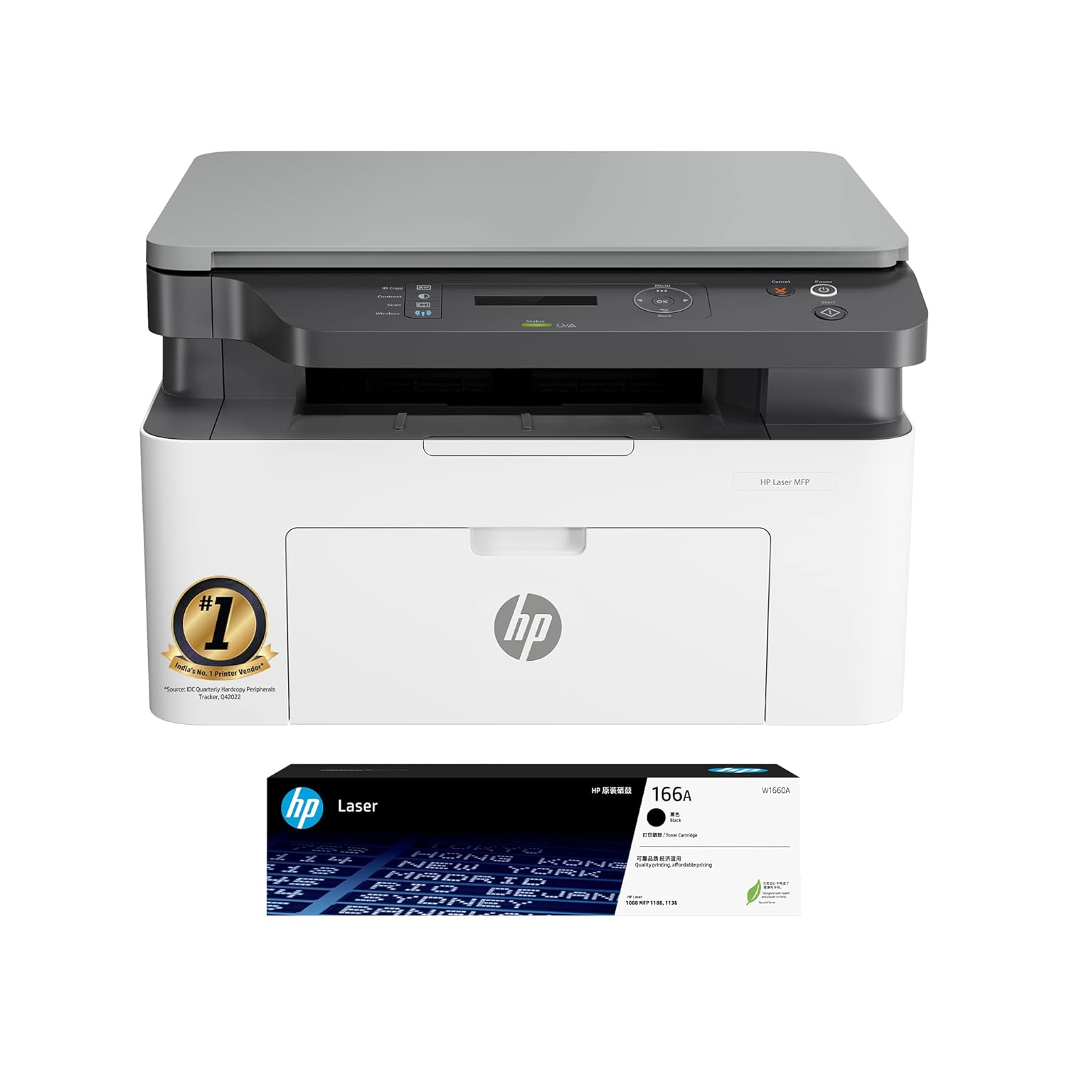 Hewlett-Packard HP Laser MFP 1188W Monochrome Laser Printers Printer