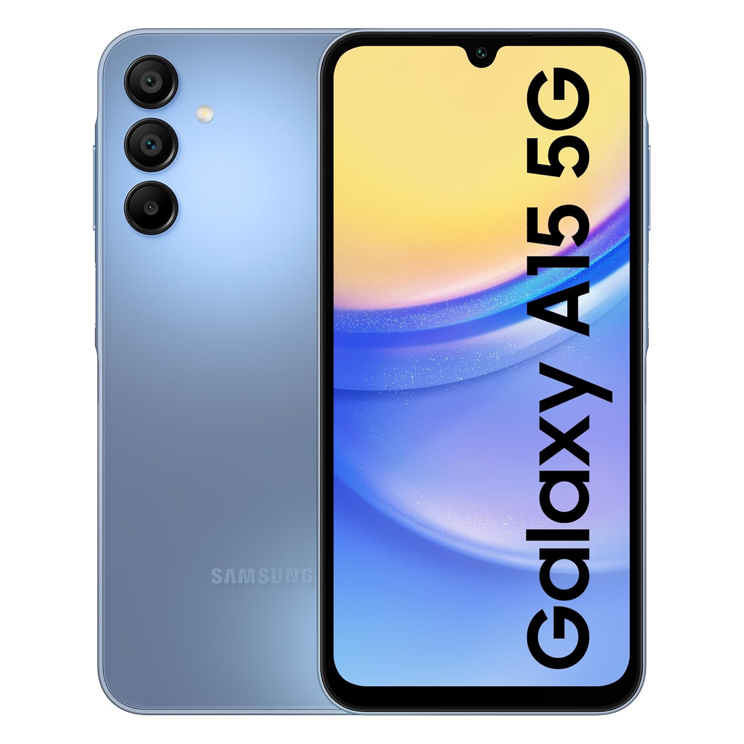 Samsung Galaxy A15 5G - Samsung smartphone with 6.5" display, Triple: 50 MP (wide, f/1.8, AF), 5 MP (ultrawide, f/2.2), 2 MP (macro, f/2.4)