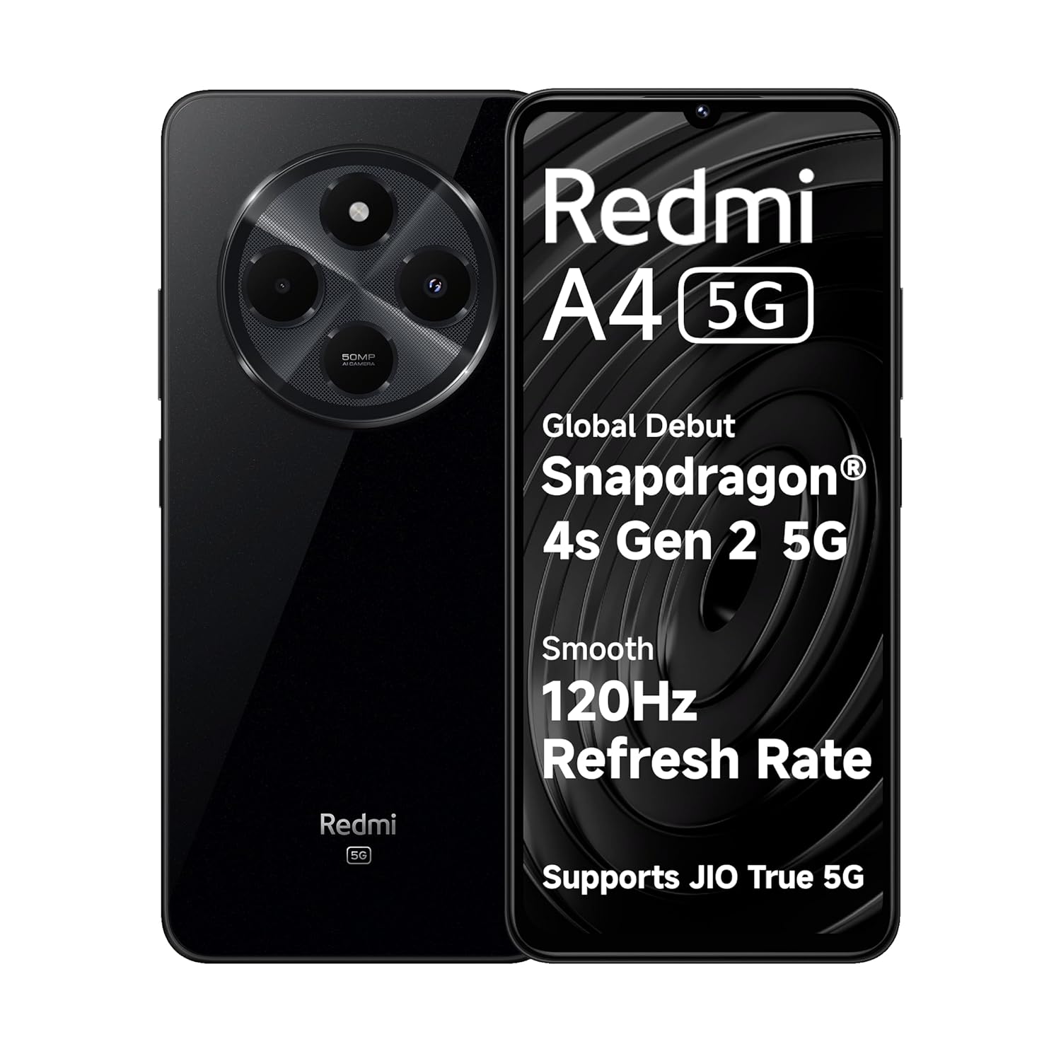 Redmi A4 5G - Xiaomi smartphone with 6.88" display, Single 50 MP, f/1.8 (wide)