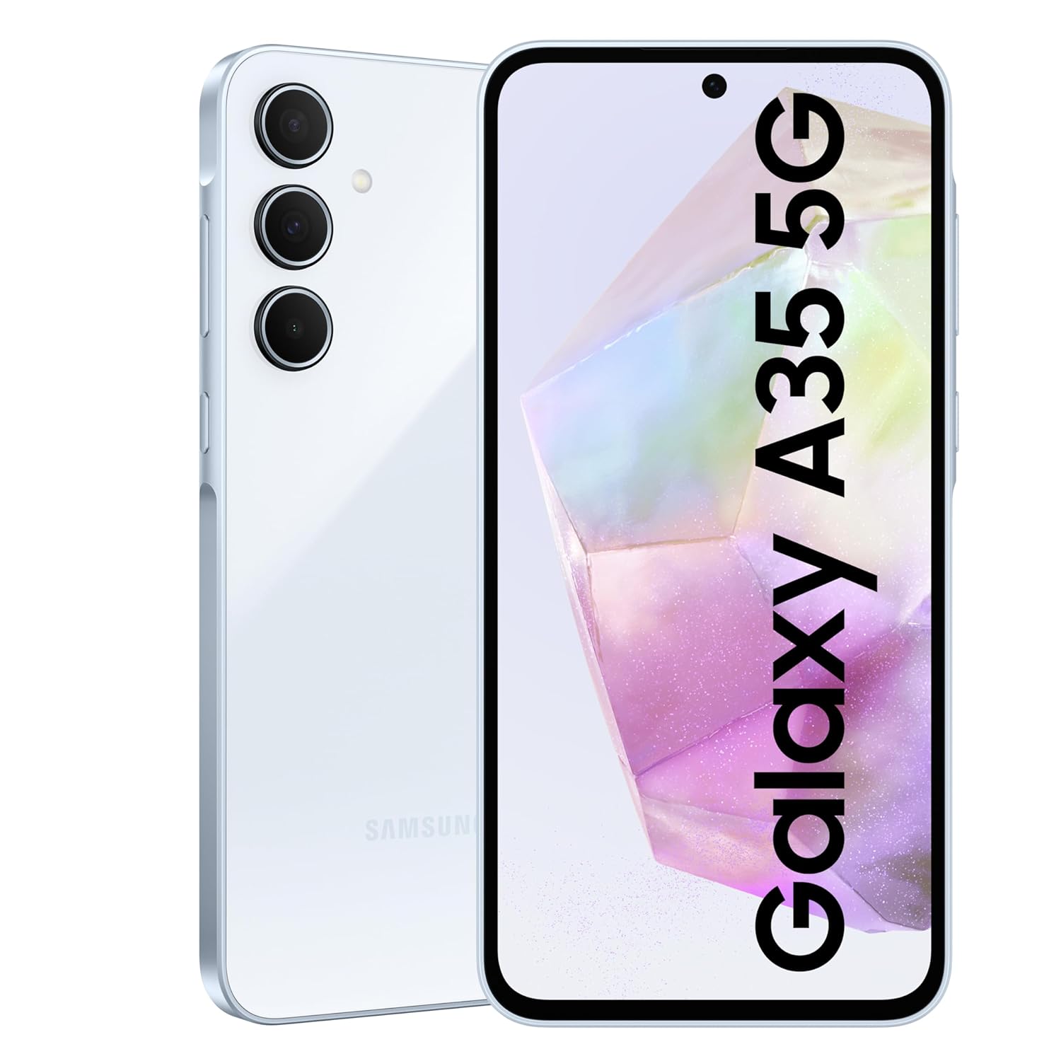 Samsung Galaxy A35 5G - Samsung smartphone with 6.6" display, Triple: 50MP (wide, OIS) + 8MP (ultrawide) + 5MP (macro)