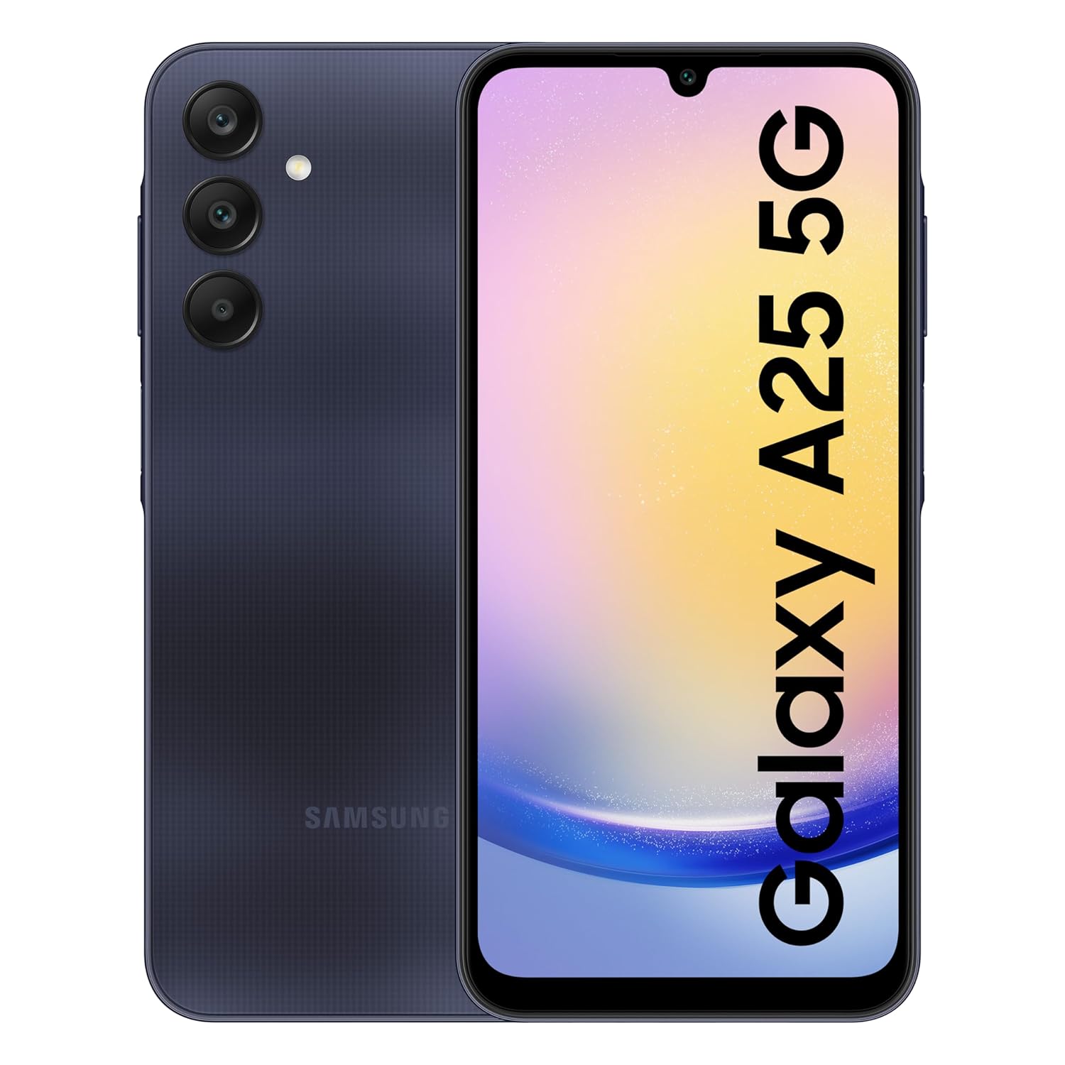 Samsung Galaxy A25 5G - Samsung smartphone with 6.5" display, Triple: 50 MP (f/1.8, wide, PDAF, OIS), 8 MP (f/2.2, ultrawide), 2 MP (f/2.4, macro)