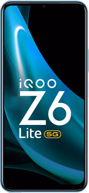 iQOO Z6 Lite 5G - iQOO smartphone with 6.58" display, 50 MP (f/1.8, wide), 2 MP (f/2.4, macro)