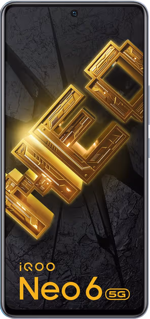 iQOO Neo 6 5G - iQOO smartphone with 6.62" display, 64 MP + 8 MP + 2 MP