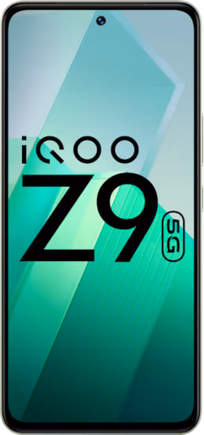 iQOO Z9 - iQOO smartphone with 6.67" display, 64 MP (OIS) + 2 MP depth