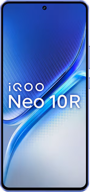 iQOO Neo 10R - iQOO smartphone with 6.78" display, 50MP + 8MP + 2MP