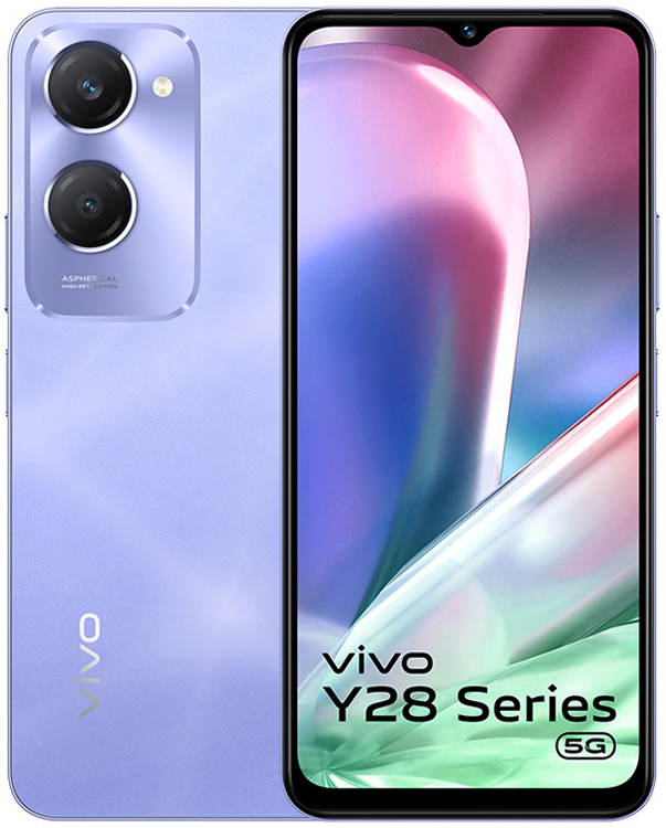 Vivo Y28s 5G - Vivo smartphone with 6.56" display, 50 MP (wide) + 2 MP (depth)
